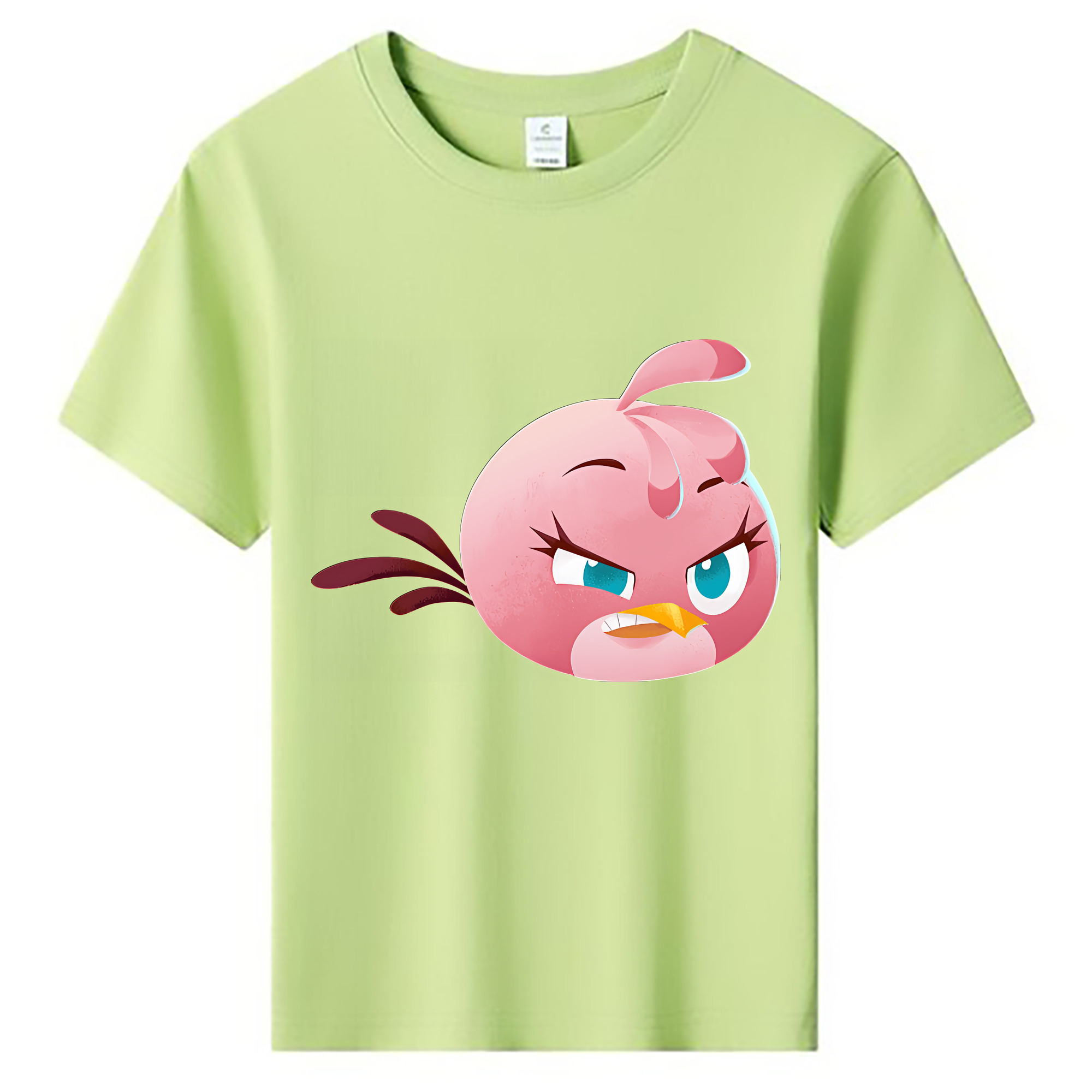 （画像用） Angry Birds アングリーバード 綿100％キッズTシャツ（フロントプリント）